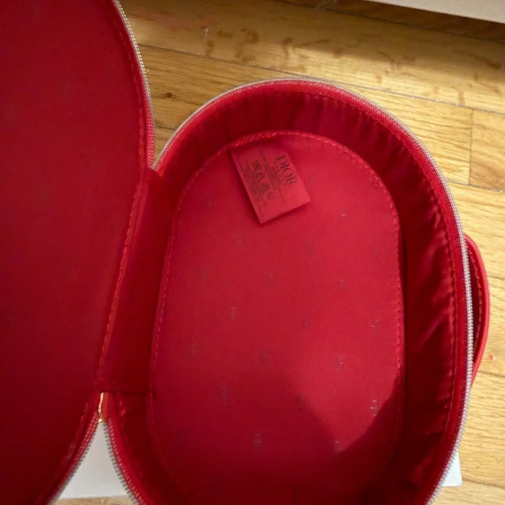 Dior Glossy Red Cosmetic Case - Picture 2 of 2